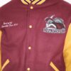 College Jacke mit Leder-Ärmel – Bild 4